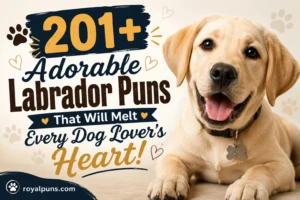 Adorable Labrador Puns