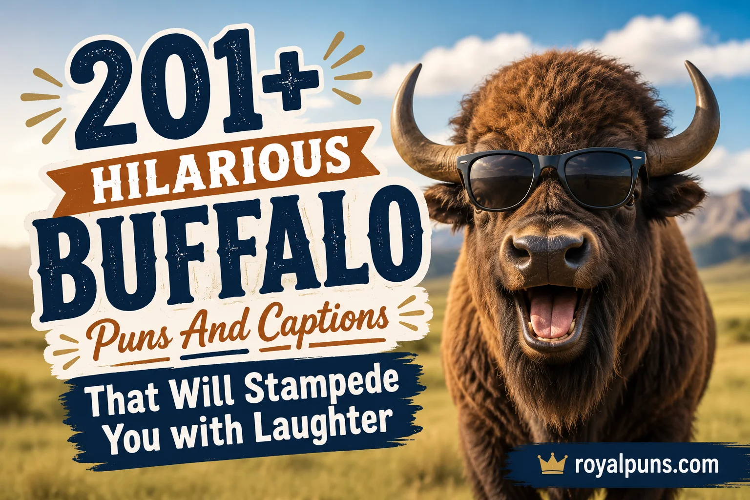 Buffalo Puns And Captions