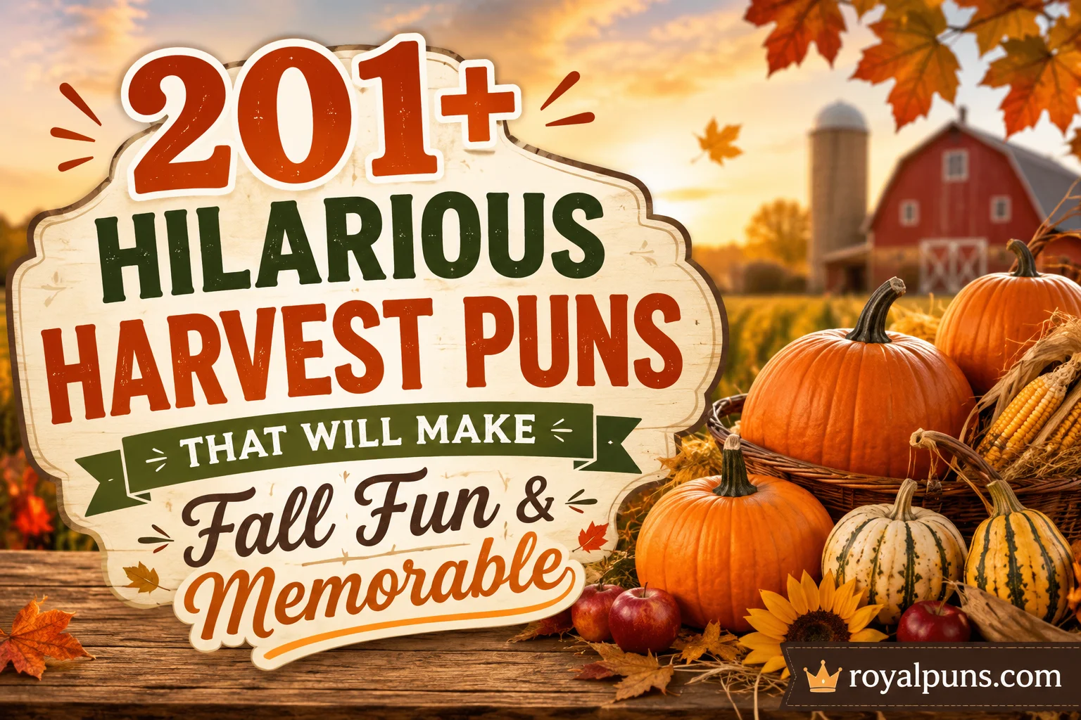 Hilarious Harvest Puns