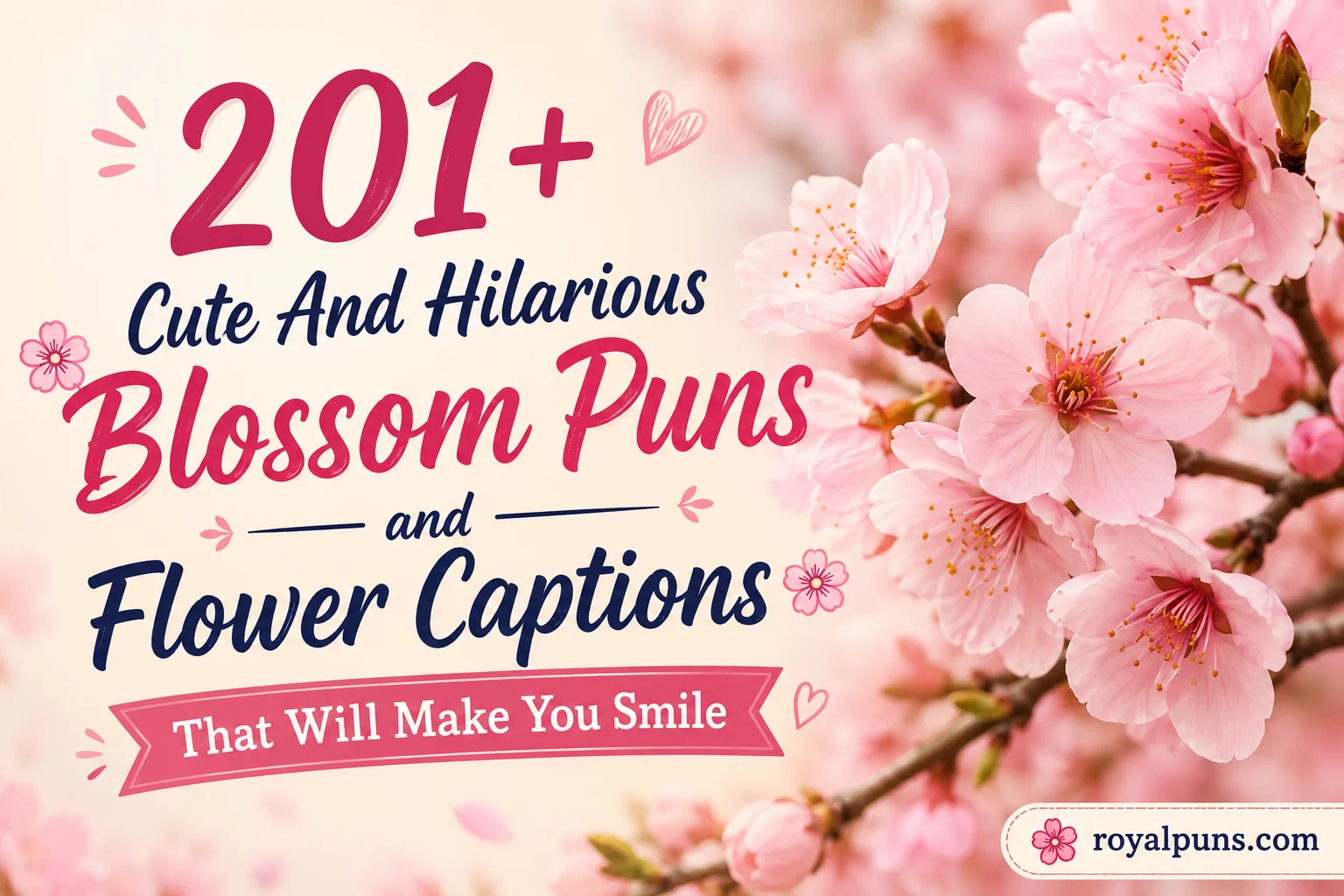 Cute And Hilarious Blossom Puns