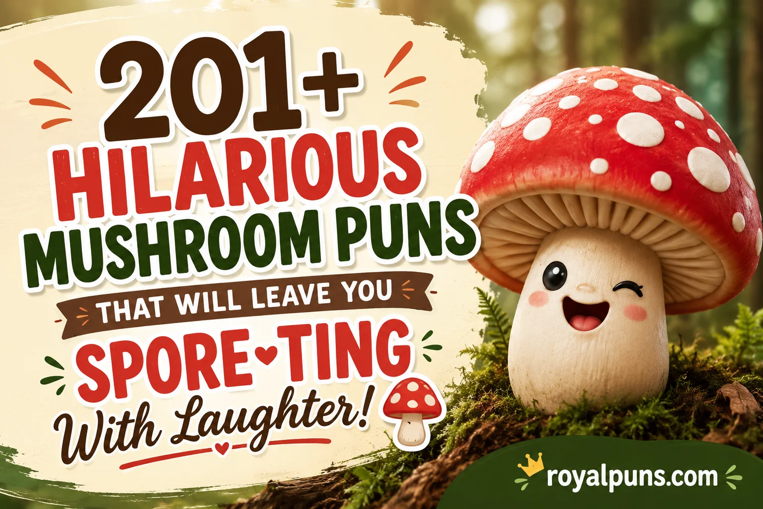 Hilarious Mushroom Puns