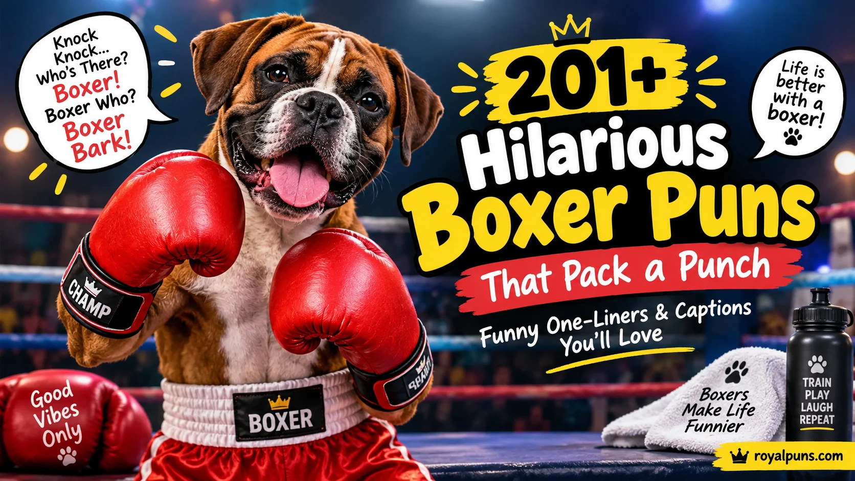 Hilarious Boxer Puns