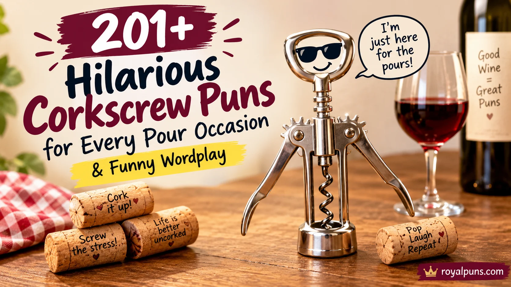 Hilarious Corkscrew Puns
