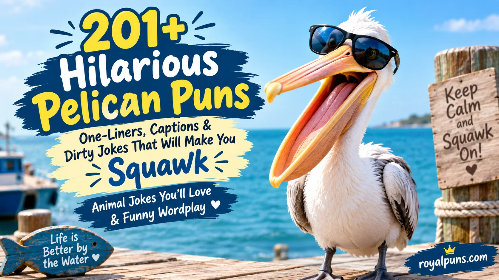 Hilarious Pelican Puns