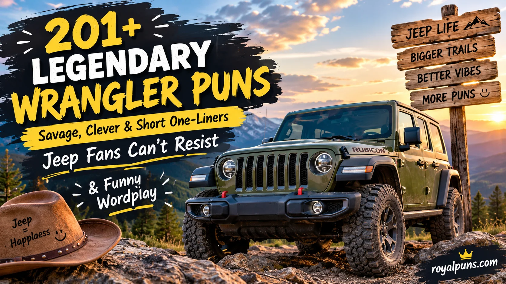 Legendary Wrangler Puns