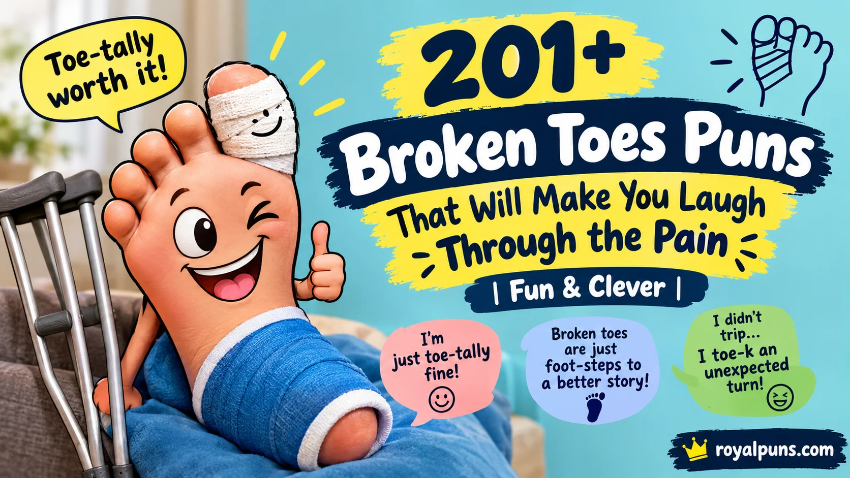 Broken Toes Puns