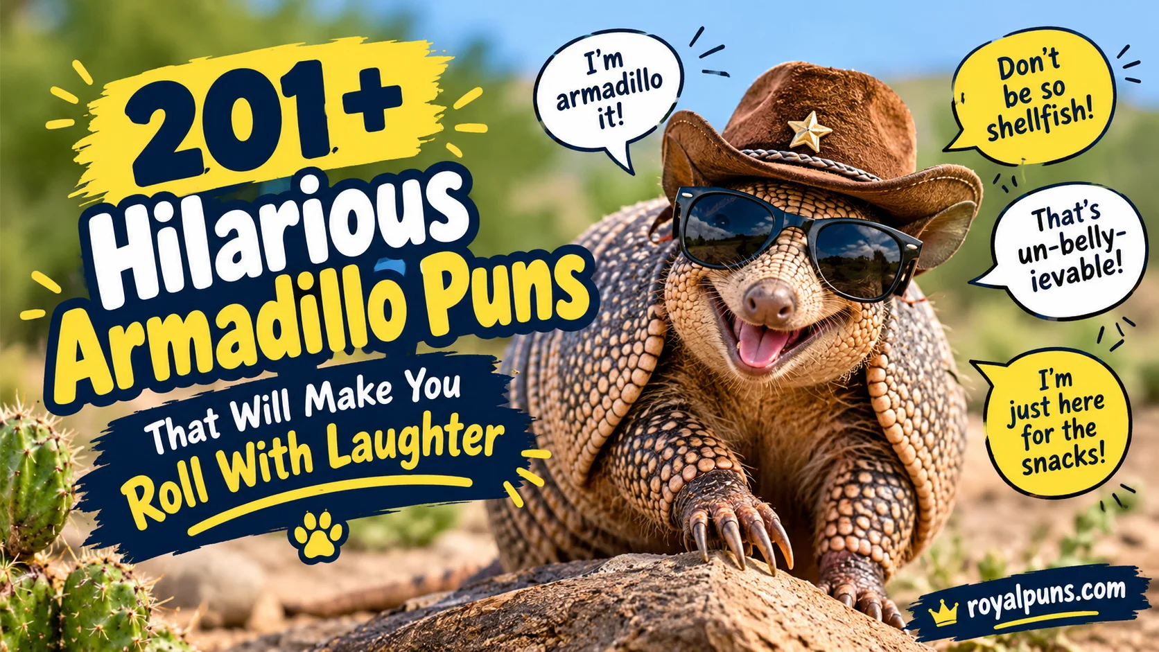 Hilarious Armadillo Puns