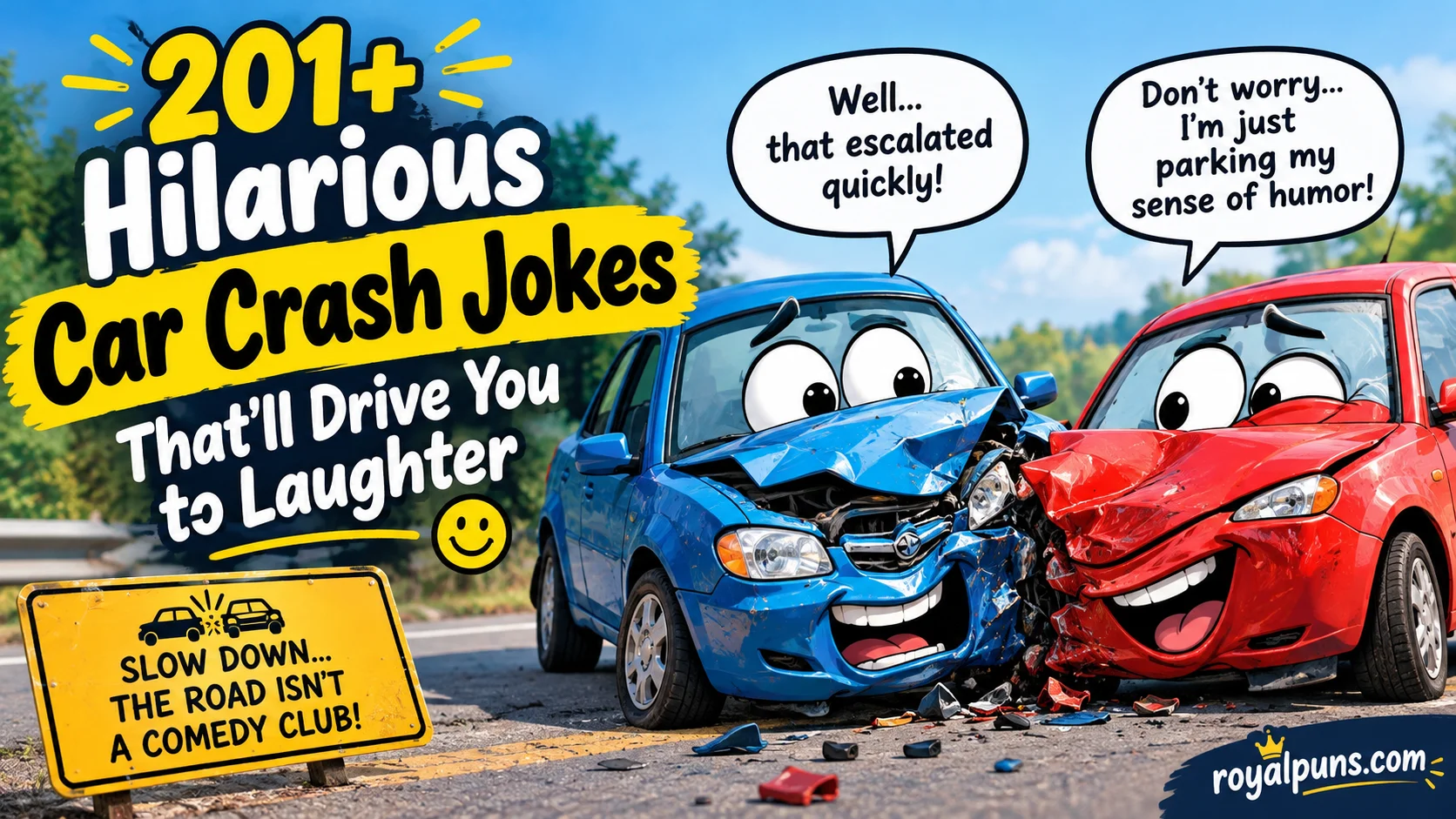 Hilarious Car Crash Jokes